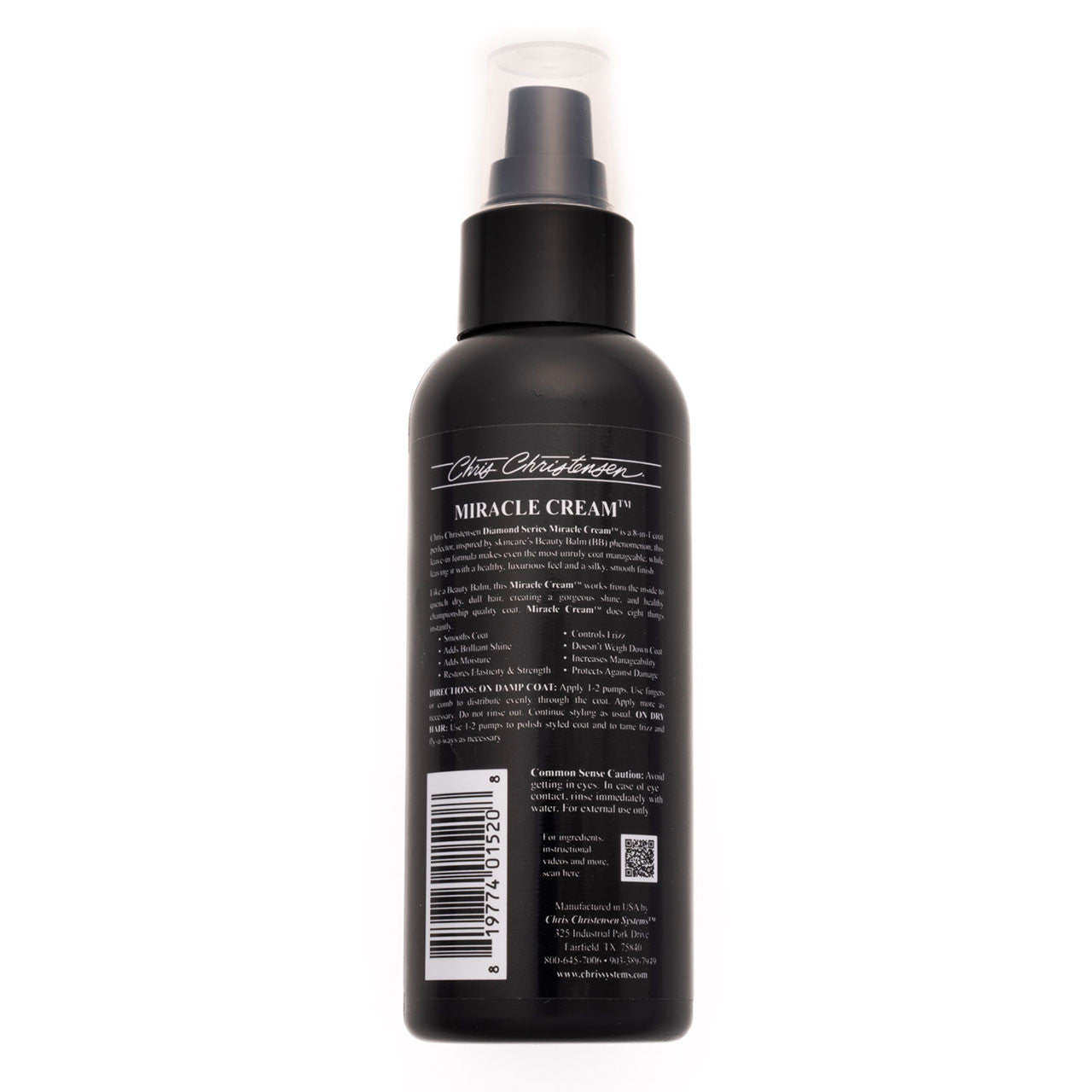 Chris Christensen Miracle Cream - Back