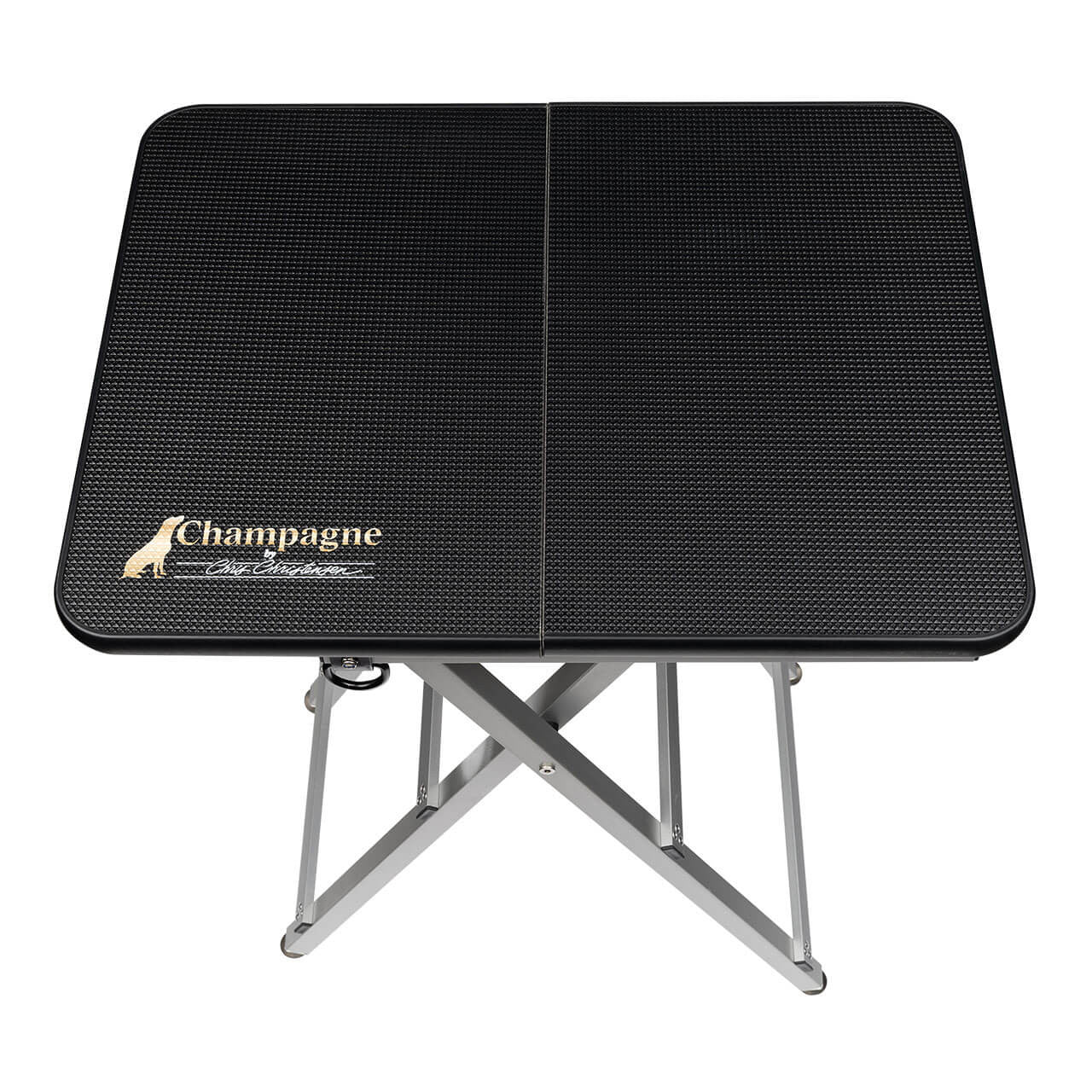 Black Champagne By Chris Christensen Competition Table - Logo View