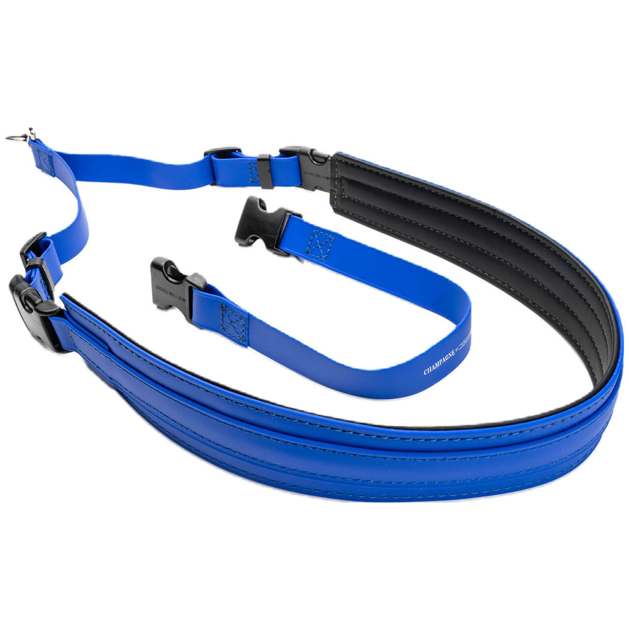 Champagne by Chris Christensen Belly Loops in Royal Blue