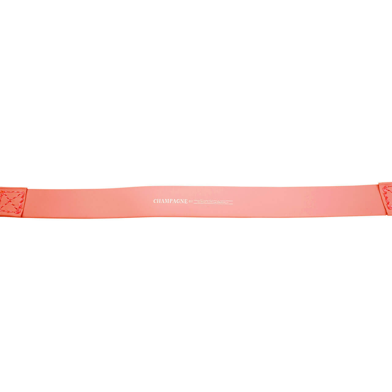 Champagne by Chris Christensen Belly Loops in Coral With Logo