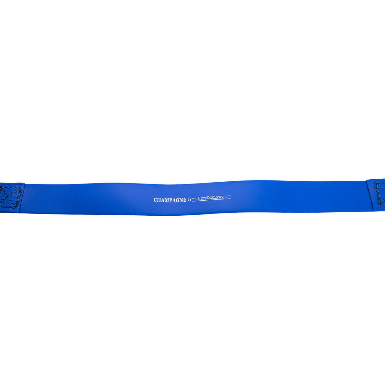 Champagne by Chris Christensen Belly Loops in Royal Blue With Logo