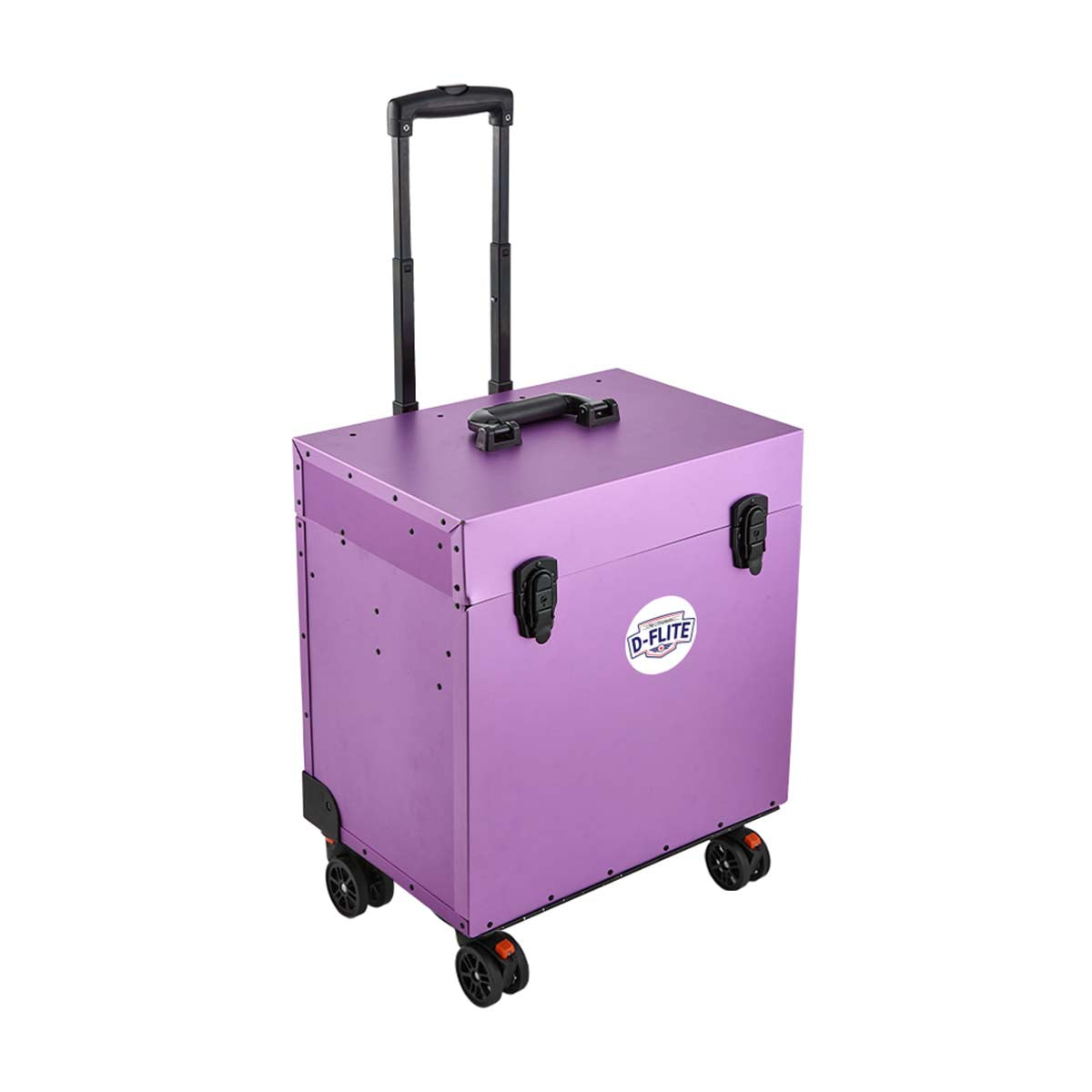 Side view with handle more extended - Purple D-Flite by Chris Christensen Tack Box