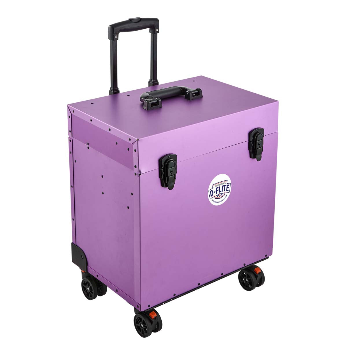 Side view with slightly extended handle - Purple D-Flite by Chris Christensen Tack Box