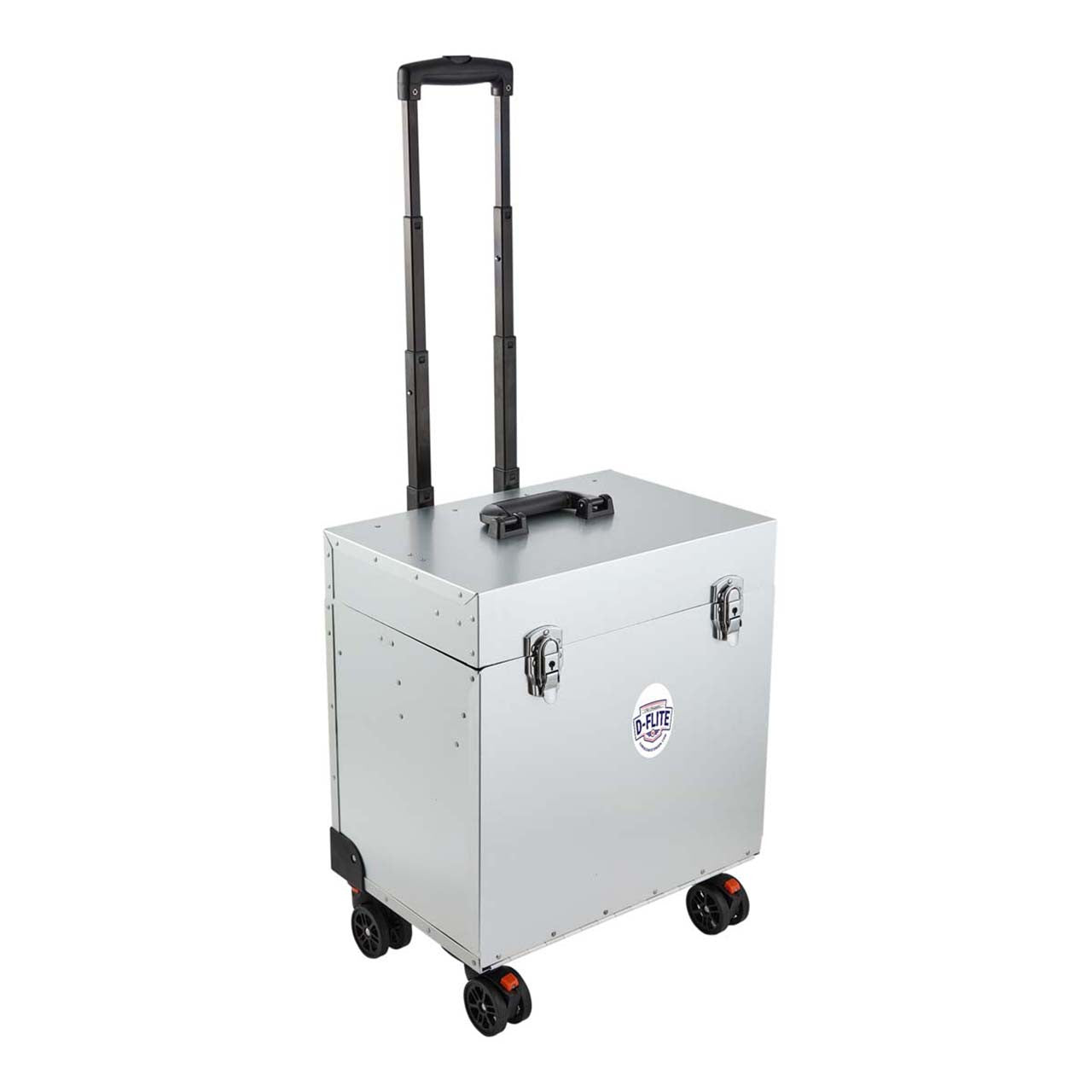 D-Flite by Chris Christensen Silver Tack Box With Extended Handle