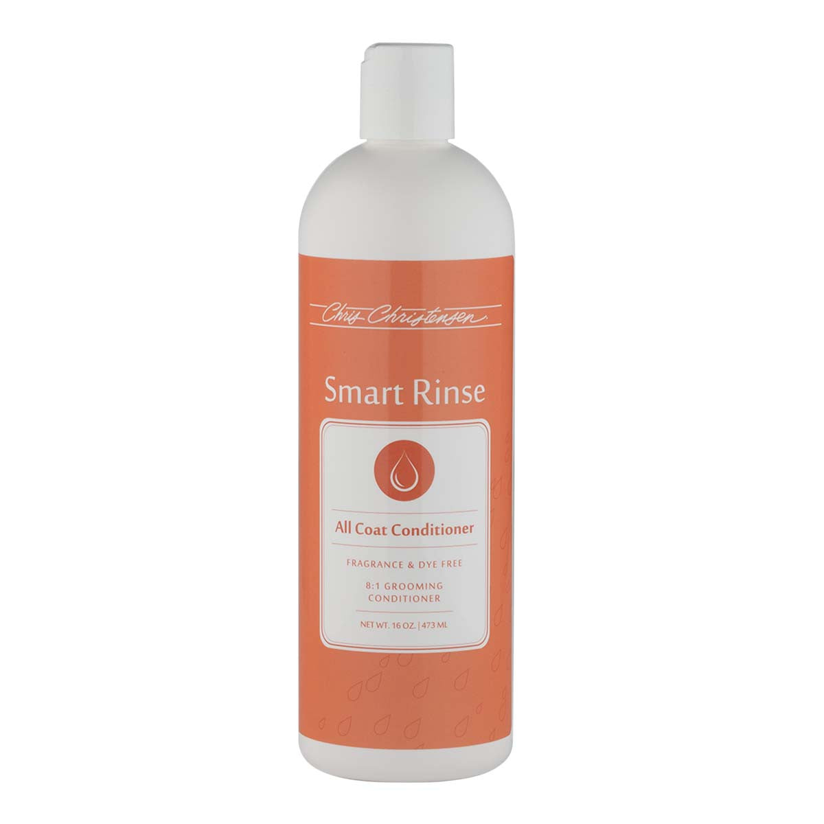 Front of Chris Christensen Smart Rinse Hypoallergenic All Coat Conditioner 16 oz