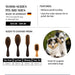 Wood Series Pin Brushes - made in Germany. The most gentle way to detangle hair. Features: Reduces painful pulling. Uses the coats natural oil to polish the hair. Great for elderly dogs  and puppies. 