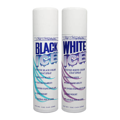 White Ice and Black Ice Sprays