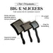 Chris Christensen Big K Slickers for dogs with denser coats. Dense, bent pins penetrate deep to remove undercoat. Pin length: 27mm. Great for deshedding! Ergonomic handle prevents fatigue. 