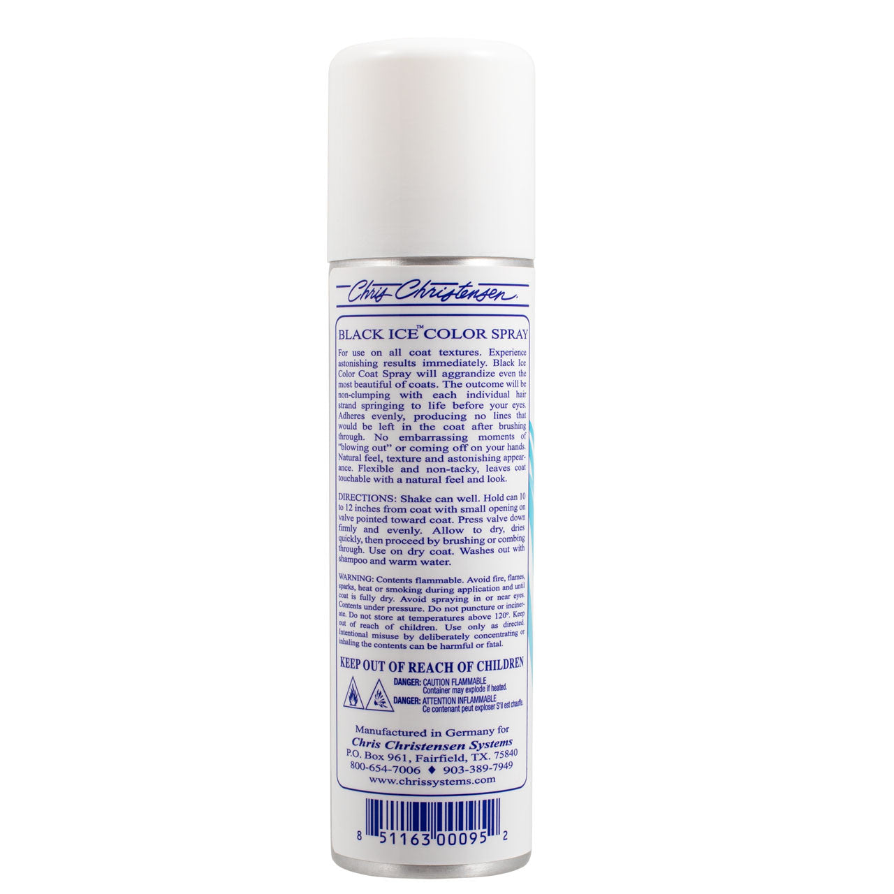 Black Ice Spray - Directions