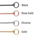 Champagne Slip Snake Show Collars - Available Colors