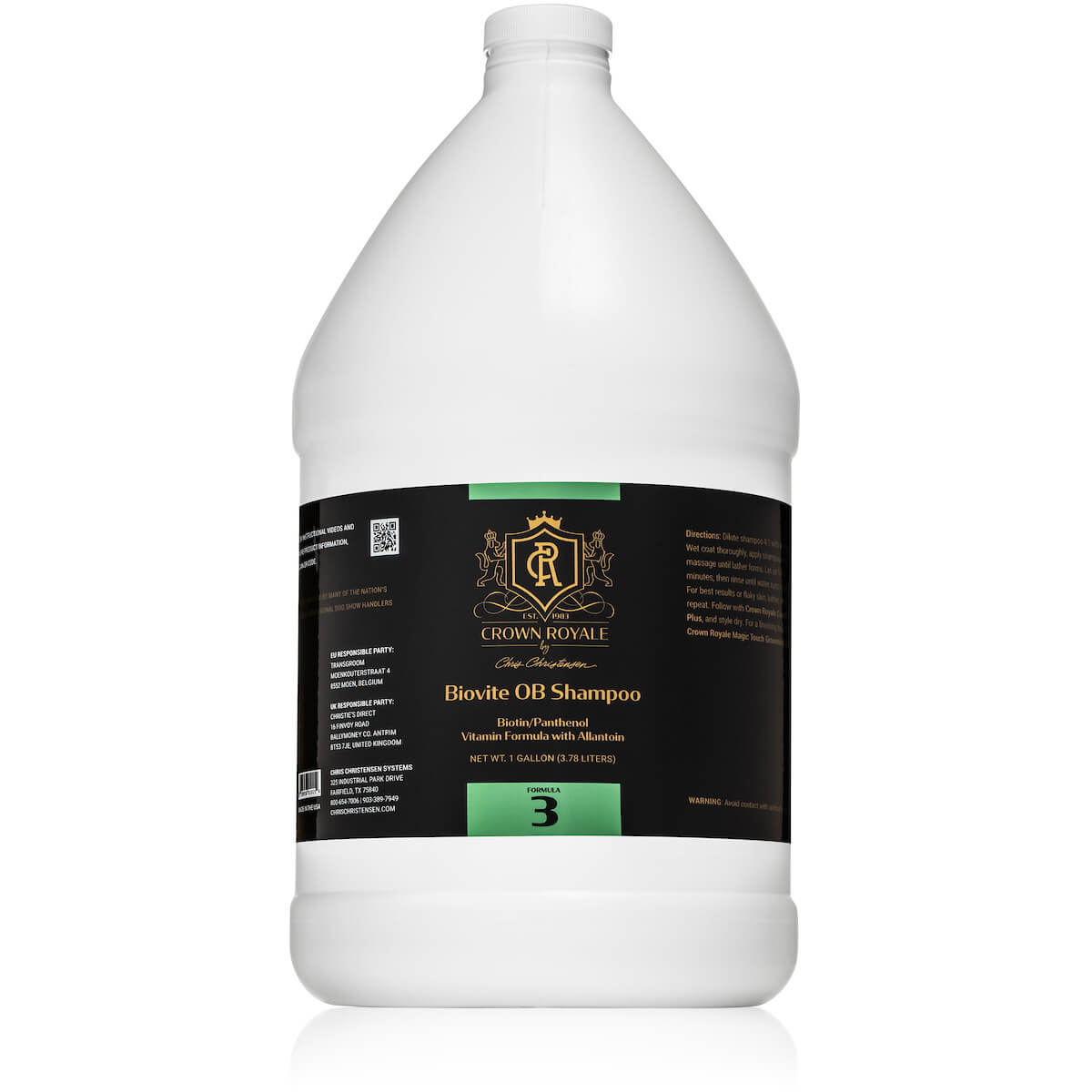 Crown Royale Biovite #3 Shampoo Gallon Chris Christensen