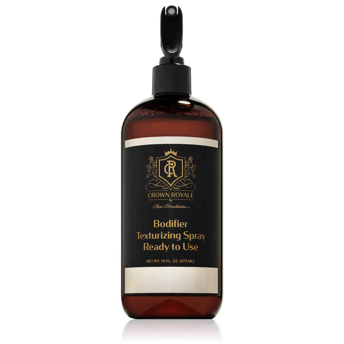 Crown Royale Bodifier Texturizing Spray Ready to Use 16oz Front Facing Chris Christensen