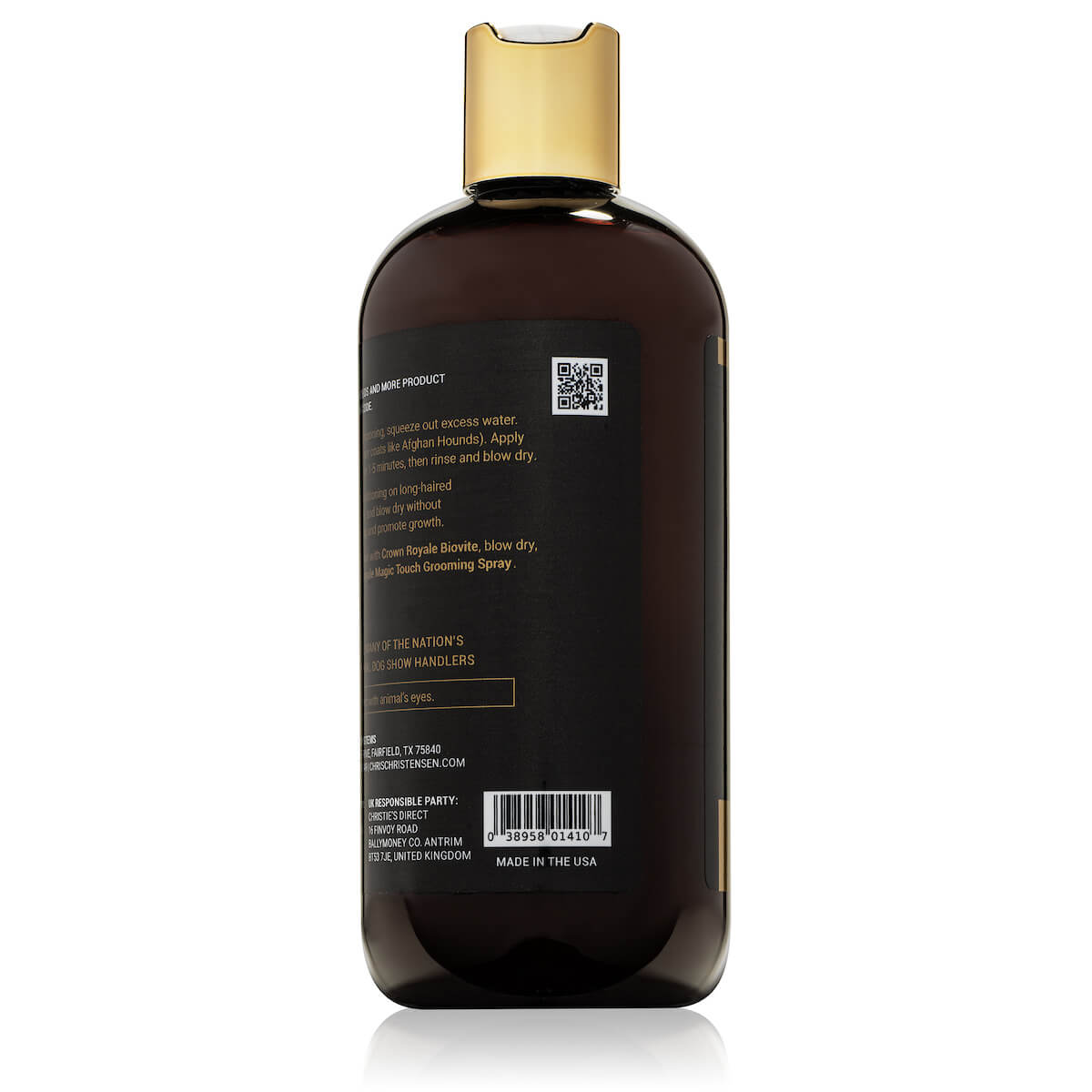 Crown Royale Condition Plus Conditioner 16oz Side Chris Christensen