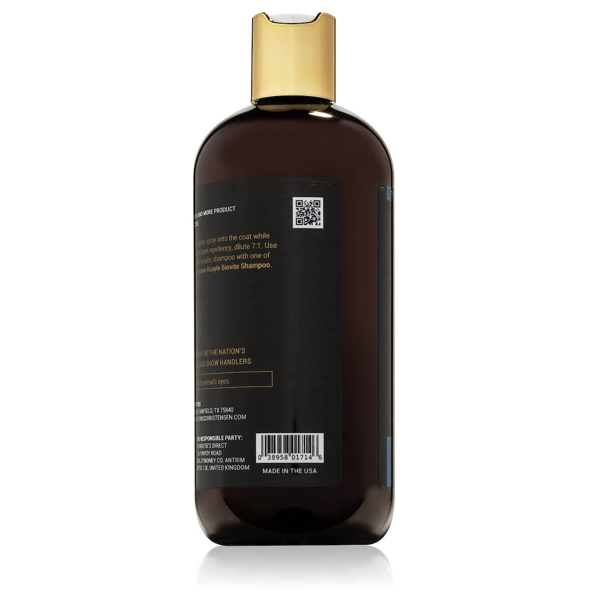 Crown Royale Magic Touch Grooming Spray #2 Concentrate Side Chris Christensen