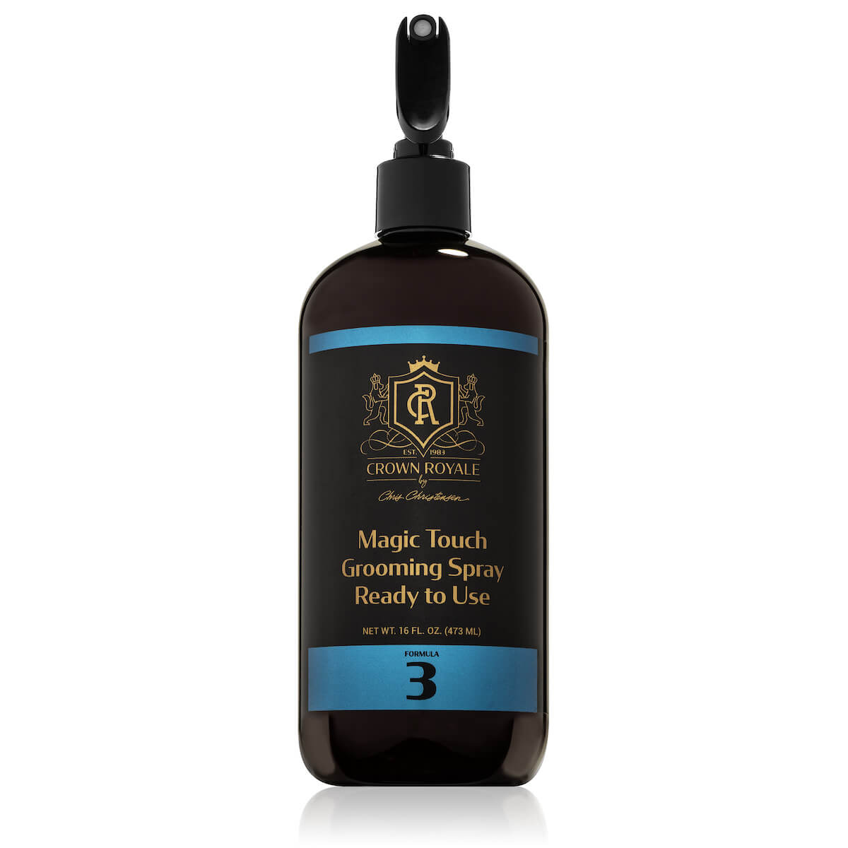 Crown Royale Magic Touch Grooming Spray #3 Ready to Use Front Facing Chris Christensen