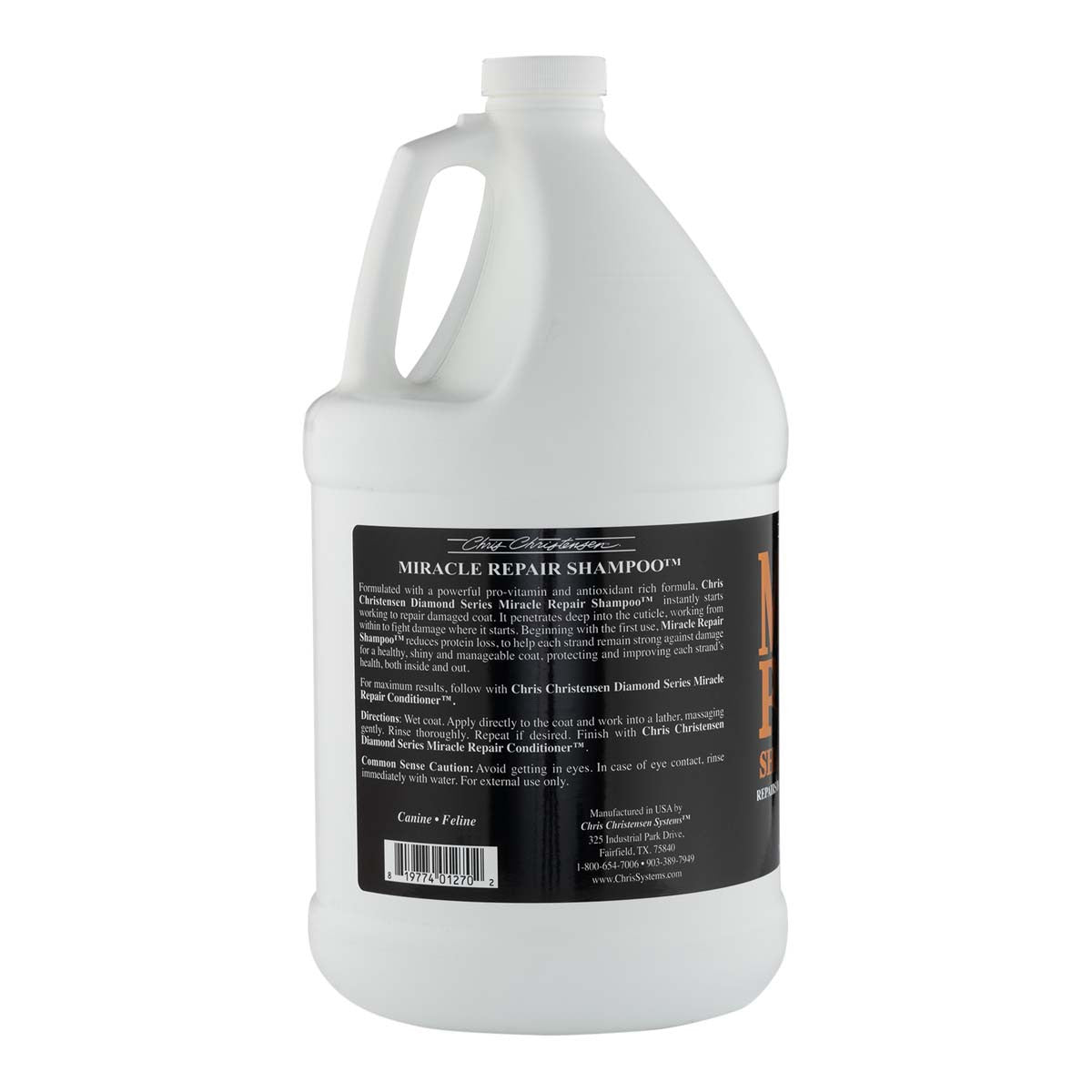 Diamond Series Miracle Repair Shampoo Gallon Back