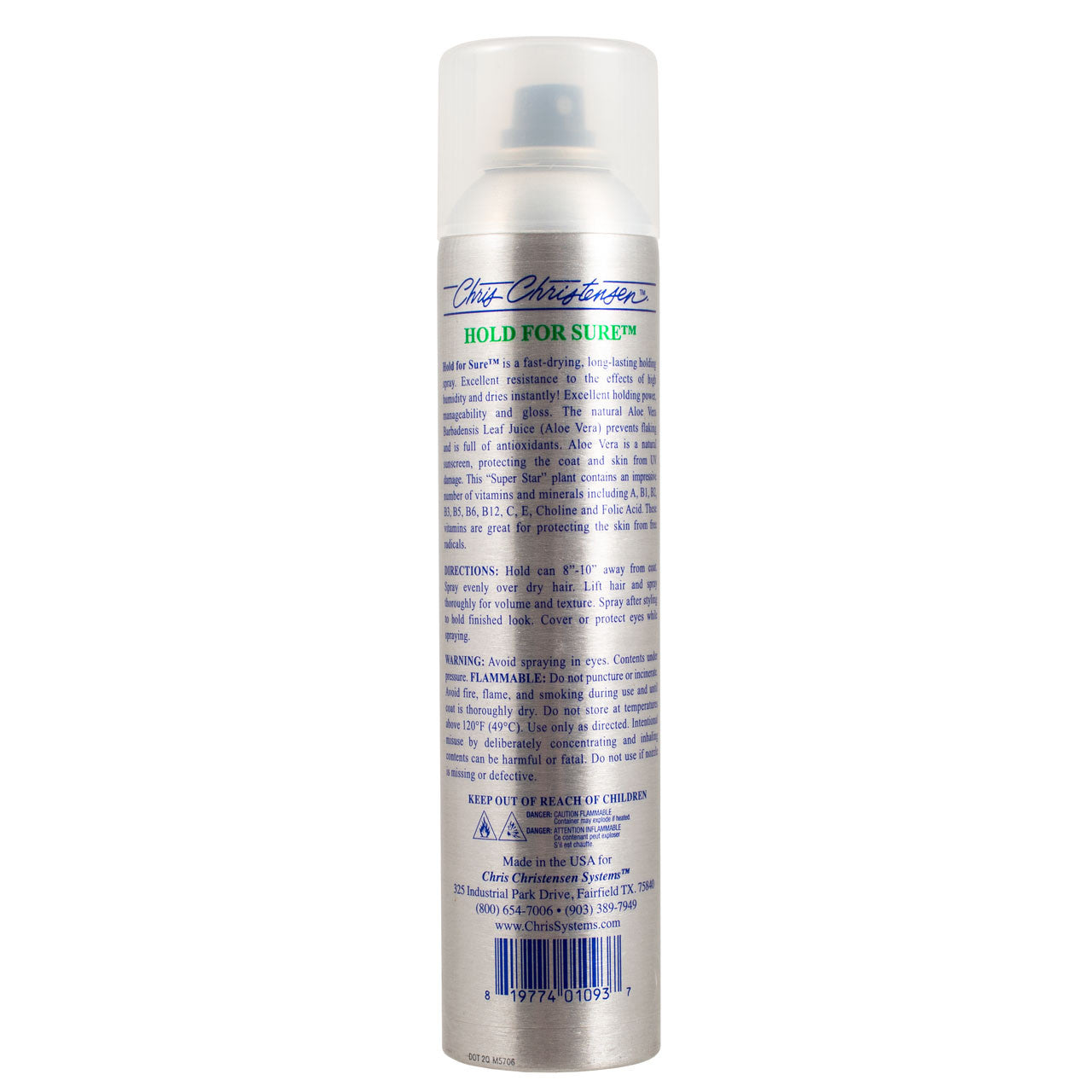 Hold for Sure Spray Product Information