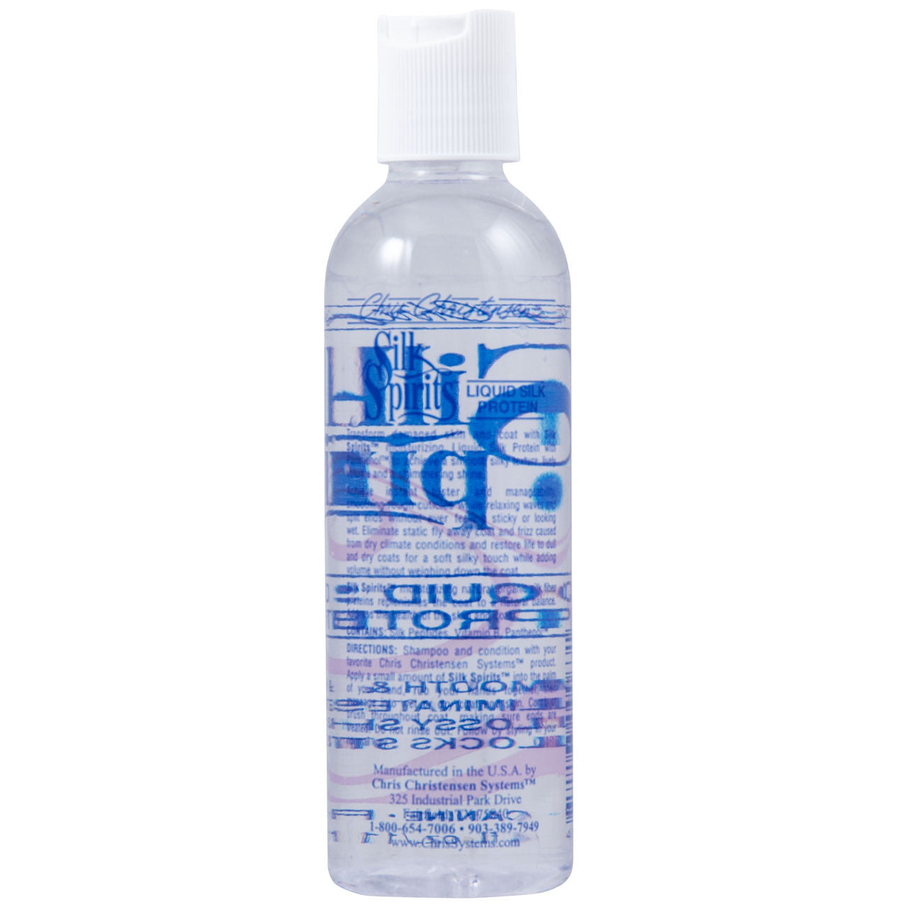 Silk Spirits Liquid Silk Protein 4 oz Back