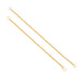 Champagne Slip Curve Show Collars in Gold