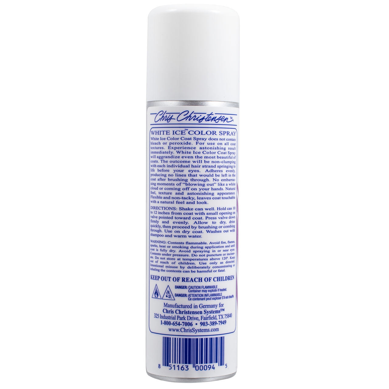 White Ice Spray - Directions