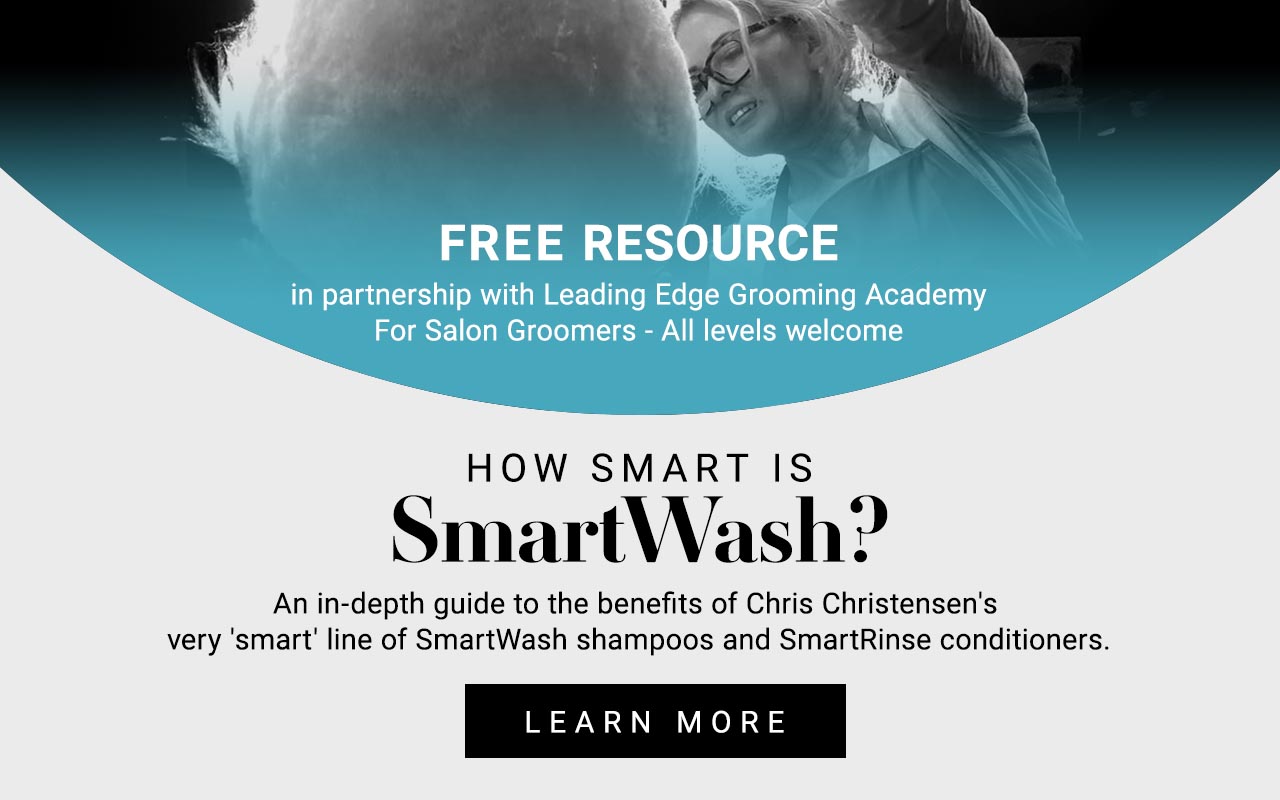 Free Resource in partnership with Leading Edge Grooming Academy - for all levels of salon groomers "How Smart is SmartWash?"